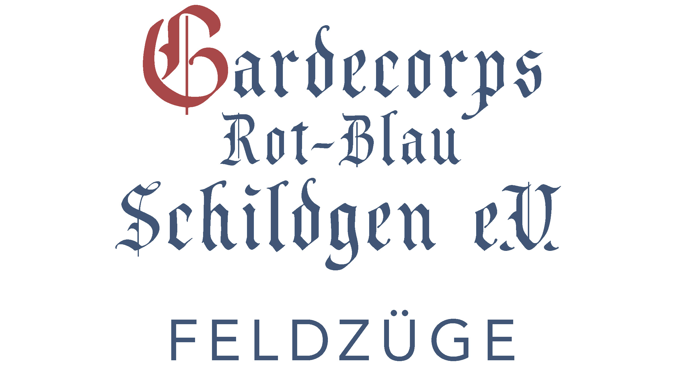 Schriftzug des Gardecorps